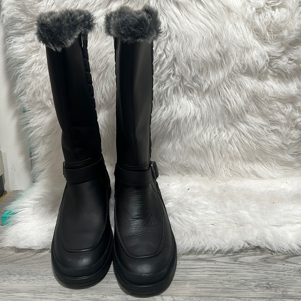 Merrell Tremblant Ezra Tall Waterproof Ice Boot - WOMEN'S BLACK, 6.5
